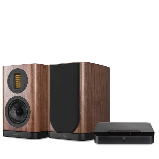 【BLUESOUND】兩聲道音響組合(POWERNODE EDGE + Wharfedale EVO 5.1 喇叭)