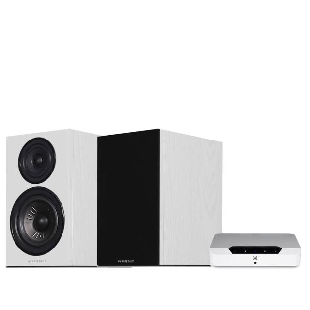 【BLUESOUND】兩聲道音響組合(POWERNODE EDGE + Wharfedale Diamond 12.2 喇叭)