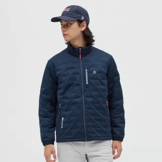 【Munsingwear】企鵝牌 男款藏青色精緻剪裁保暖外套 MGWJ6623