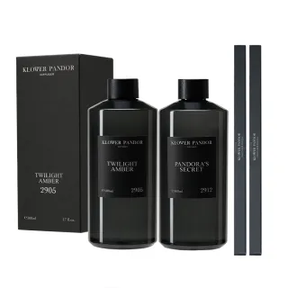 【KLOWER PANDOR】KP記憶香氛 沉浸式空間擴香補充瓶/包500ml-2入組(多款任選)