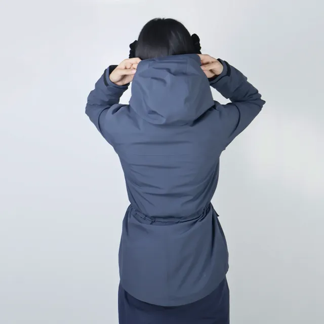 【GFoneone】秋冬女阻菌防水透濕外套-夜藍(高防水係數/透氣/輕量/保暖/多功能)