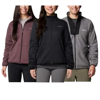 【Columbia 哥倫比亞】男女款-刷毛立領外套(多色任選)