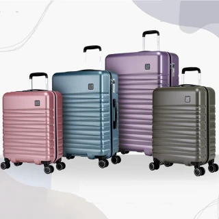 【eminent 萬國通路】官方旗艦館 - 24吋 飛機輪時尚PC拉鍊行李箱  KJ42(共三色)