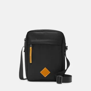 【Timberland】中性黑色休閒側背小包(A61GB001)