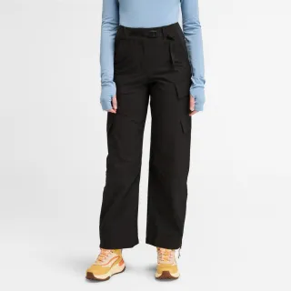 【Timberland 官方旗艦】女款黑色健行長褲(A5ZFU001)