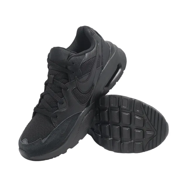 【NIKE 耐吉】休閒鞋 Air Max Fusion 男鞋 女鞋 黑 氣墊 復古 運動鞋(CJ1670-001)