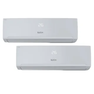 【Kolin 歌林】4-5坪+5-6坪一級變頻冷暖一對二分離式冷氣(KDV-P562M201+KSA-PK282DV03A+KSA-PK362DV03A)