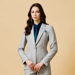 【SST&C】可機洗_淺灰修身版西裝外套-825212012031(季末折扣)