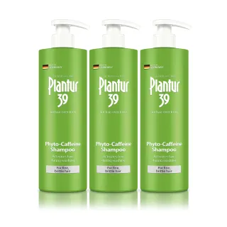 【Plantur 39官方直營】植物與咖啡因洗髮露細軟髮專用500ml(三入組)