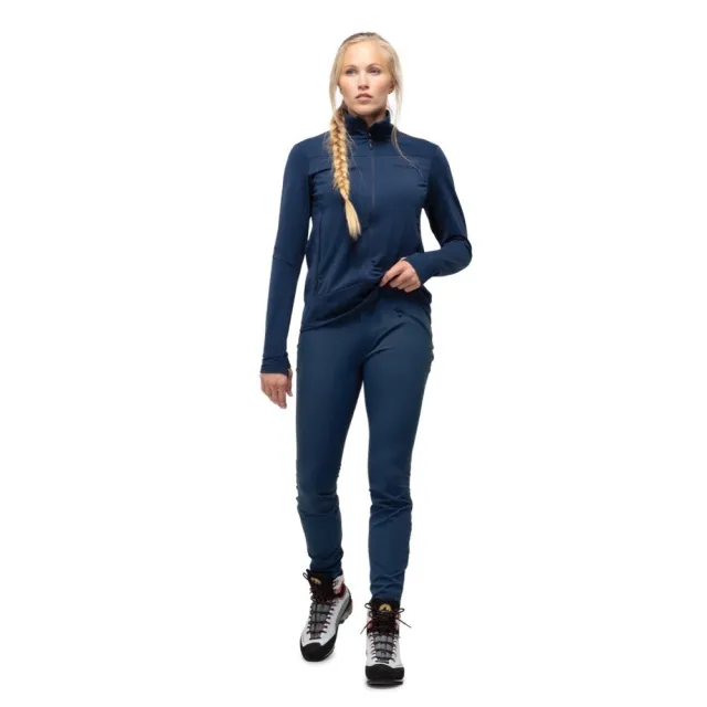 【NORRONA】falketind flex1 slim 長褲 女款 靛青藍