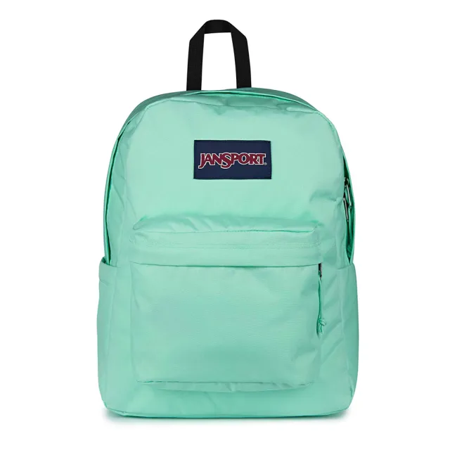 【JANSPORT】Superbreak 後背包 運動包 雙肩背包 薄荷綠(JS0A4QUEDH3)