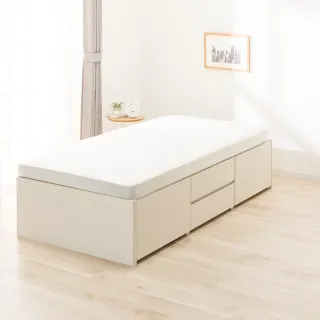 【NITORI 宜得利家居】◎單人床座 床架 無床頭 N-ZIO-HL BOX WW 40M(床座 床架 無床頭 N-ZIO)