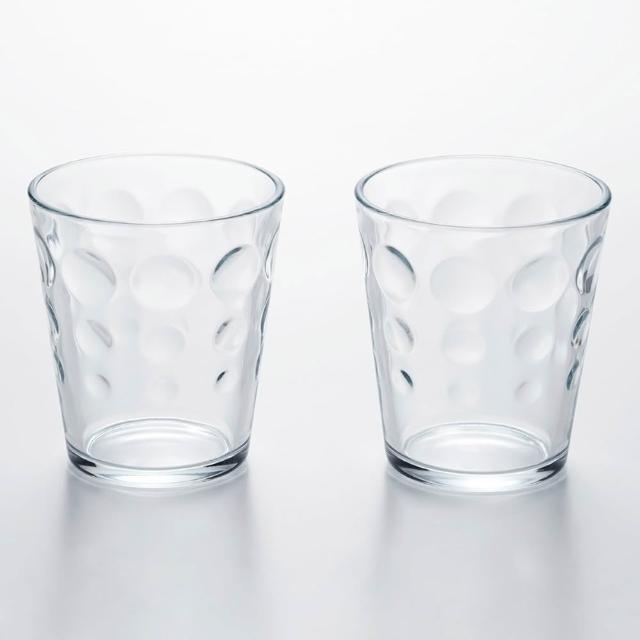 【NITORI 宜得利家居】玻璃水杯 2件組 250ML R003(玻璃 水杯 杯)