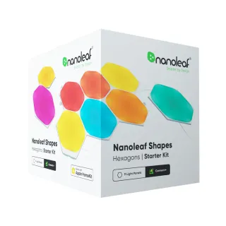 【Nanoleaf】Shapes智能六角燈9片(RGB LED 觸控 音樂 氣氛燈 LED燈 像素燈 壁燈 積木 堆疊 組合 玩具)