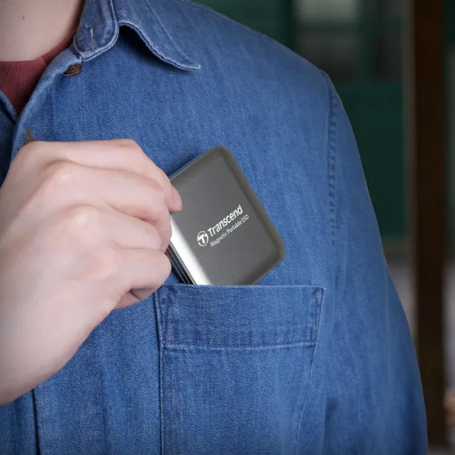 【Transcend 創見】ESD420 4TB Type C MagSafe 磁吸外接SSD行動固態硬碟 演唱會神器-玄鐵灰(TS4TESD420C)