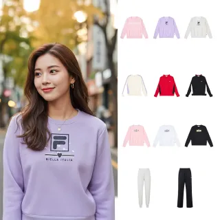 【FILA官方直營】長袖T恤 運動T恤 運動套裝 男女 -任選