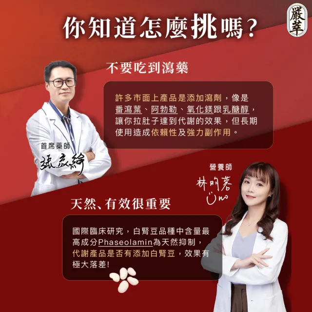 【嚴萃】燃No.1-3階段極致代謝 x3盒/共90粒(白腎豆x甲殼素x決明子 黃金配方)