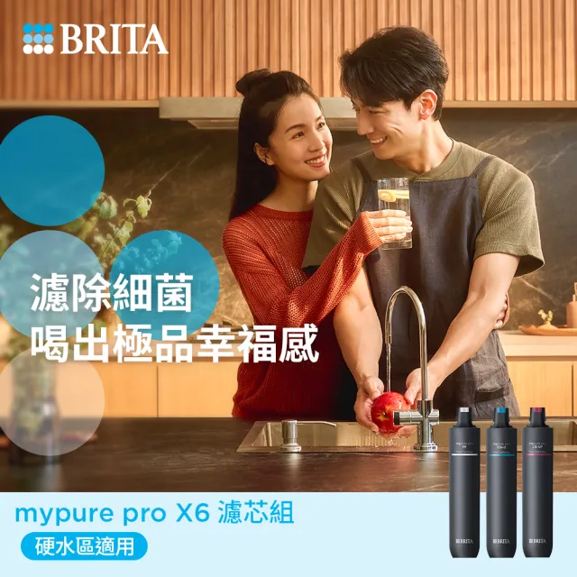 【BRITA】官方直營mypure pro X6 超濾濾芯組 SIOC-S