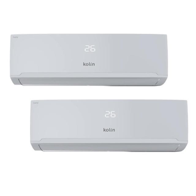 【Kolin 歌林】7-8坪+7-8坪變頻冷暖一對二分離式冷氣(KDV-P1012M301+KSA-PK502DV03A+KSA-PK502DV03A)