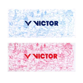 【VICTOR 勝利體育】2025 BWF世界巡迴賽總決賽紀念運動毛巾(TWWT2505 I/F 粉瓷/青花)