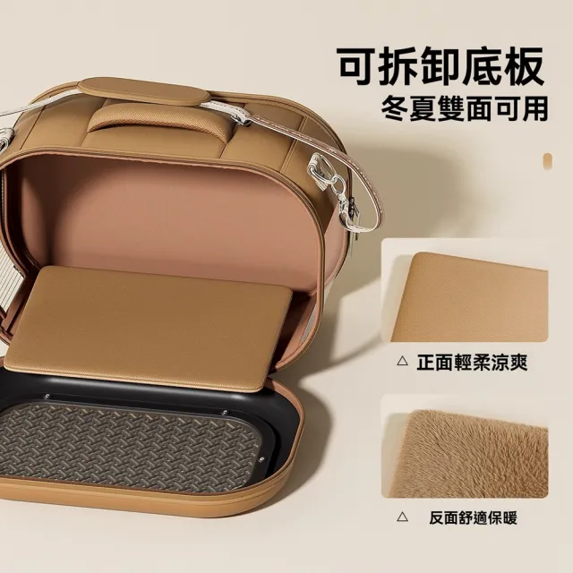 【Quality 聚家】貓咪外出包 寵物包 貓箱 寵物拉桿箱 貓手拎包(40*30*91CM/通風透氣/穩步支撐/雙開門設計)