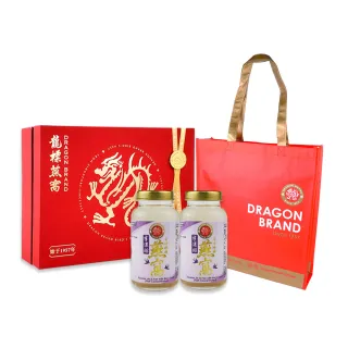【Dragon Brand 龍標燕窩】金絲 官燕 半濃縮 冰糖 燕窩 禮盒（150g x2瓶裝/盒）(春節 禮盒 送禮 首選)
