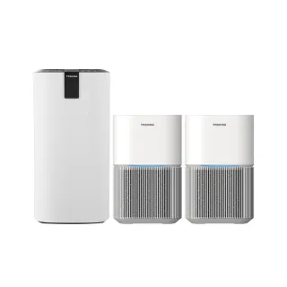 【TOSHIBA 東芝】等離子智能抑菌空氣清淨機 適用14-25坪 日本監製 CAF-W116XTW(買大送兩小 三機組)