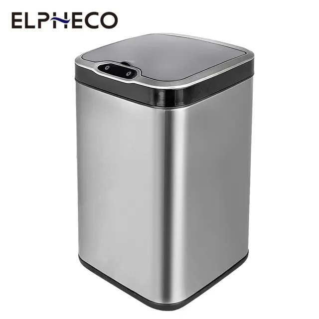 【ELPHECO】不鏽鋼除臭感應垃圾桶20L ELPH6311U