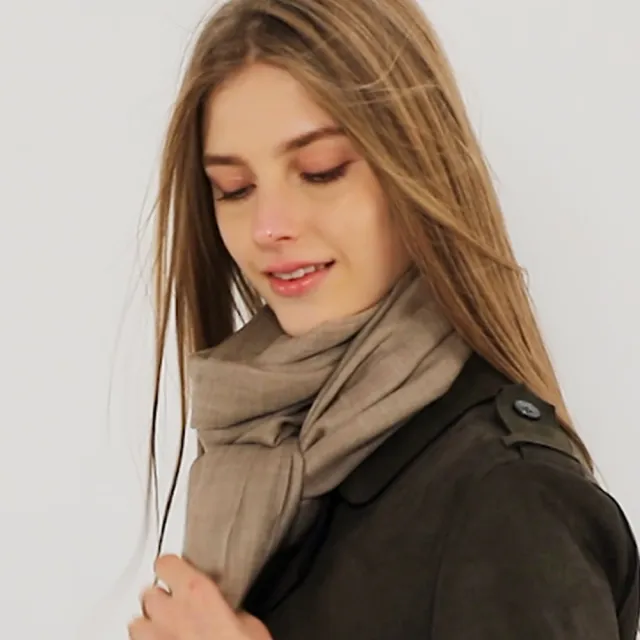 【5TH AVE】第五大道 100% Cashmere 400支紗  純羊絨 圍巾 披肩(多色選)