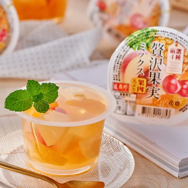 【盛香珍】大果實雙味水果凍量販盒1920g/盒(綜合+蜜柑)