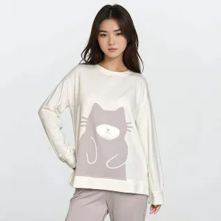 【6IXTY8IGHT】莫代爾棉料長袖睡衣套裝女 HW09937(套裝)