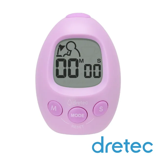 【DRETEC】雞蛋型時間管理學習計時器