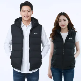 【遊遍天下】男女款無車縫立領防潑水防風鋁點保暖羽絨背心(S-5L 大尺碼)