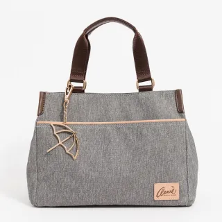 【Arnold Palmer 雨傘】手提包附長背帶  LIV by Nature系列(灰色)