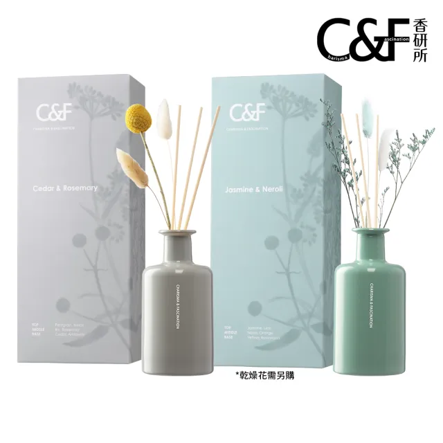 【C&F 香研所】孚日花園空間香氛瓶 2入組(居家香氛/香水精油/)