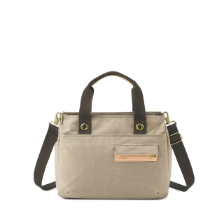 【satana】Soldier 美好生活貼心手提包/斜背包/輕量(奶茶色)