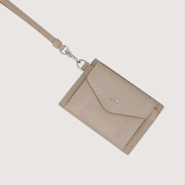 【BRAUN BUFFEL 德國小金牛】維那斯-B 證件夾-奶茶棕(BF849-170-SVM) 送禮推薦