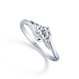 【彩糖鑽工坊】GIA 鑽石 30分 F成色 鑽戒 愛情羽翼 系列 (天然鑽石 輕珠寶)