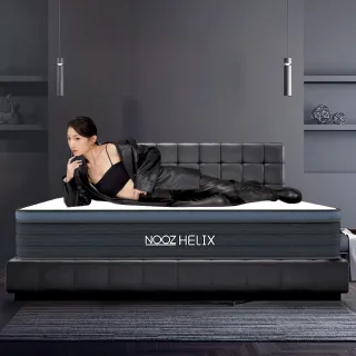 【Lunio】Nooz Helix雙人加大6尺乳膠獨立筒床墊(英國工藝五星級飯店躺感 專為台灣人所打造 平價高CP值)