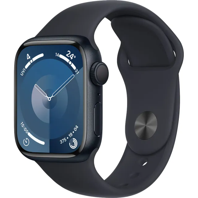 【Apple】B+ 級福利品 Apple Watch S9 GPS 45mm 鋁金屬錶殼(副廠配件/錶帶顏色隨機)