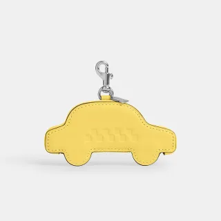 【COACH】蔻馳官方直營 計程車手袋掛件 鑰匙圈 掛飾 吊飾-黃銅色(CDB16)