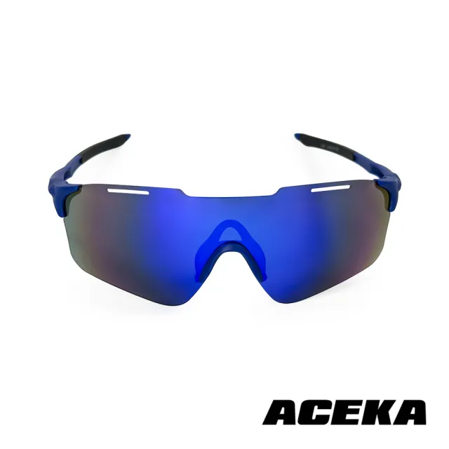 【ACEKA】台灣製墨鏡鋒速霧藍運動太陽眼鏡(TRENDY 休閒運動系列)