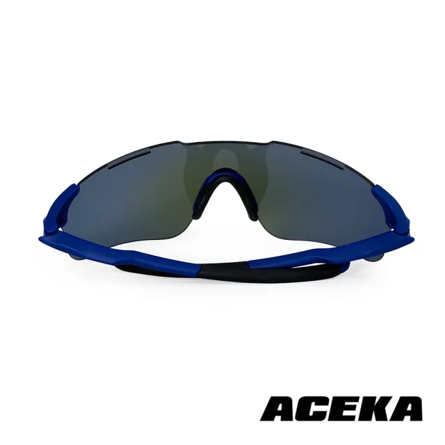 【ACEKA】台灣製墨鏡鋒速霧藍運動太陽眼鏡(TRENDY 休閒運動系列)