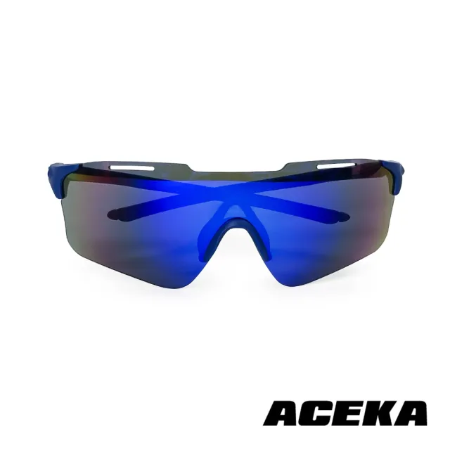 【ACEKA】台灣製墨鏡鋒速霧藍運動太陽眼鏡(TRENDY 休閒運動系列)