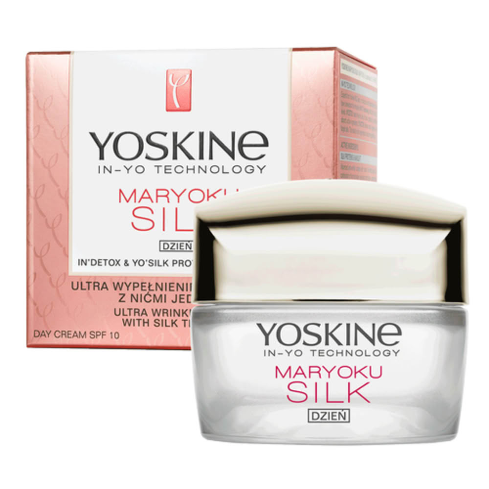 【YOSKINE】魔幻絲綢SPF10日間抗皺霜50ml 蠶絲線 大豆蛋白 全天候保濕 官方正貨(日霜)