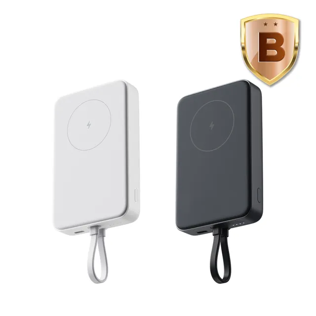 【小米】官方旗艦館 WPB1007MI 磁吸自帶線行動電源 10000 33W 1孔輸出(USB-C 可充/自帶線/37Wh)