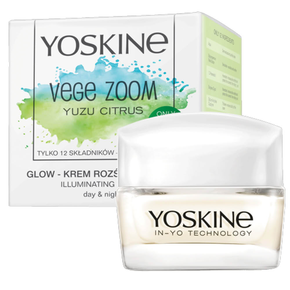 【YOSKINE】純素輕質柚子煥亮日夜霜50ml 日本柚子萃取 提亮 全天候保濕 官方正貨(乳霜)