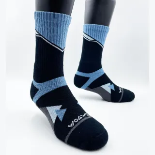 【WOAWOA】買一送一 莫蘭迪色系能量登山襪 -高筒｜單雙(登山襪 除臭襪 運動襪 羊毛登山襪 長襪)