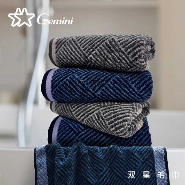 【Gemini 雙星】官方直營 經典維也納純棉毛巾超值3入組(2色任選)
