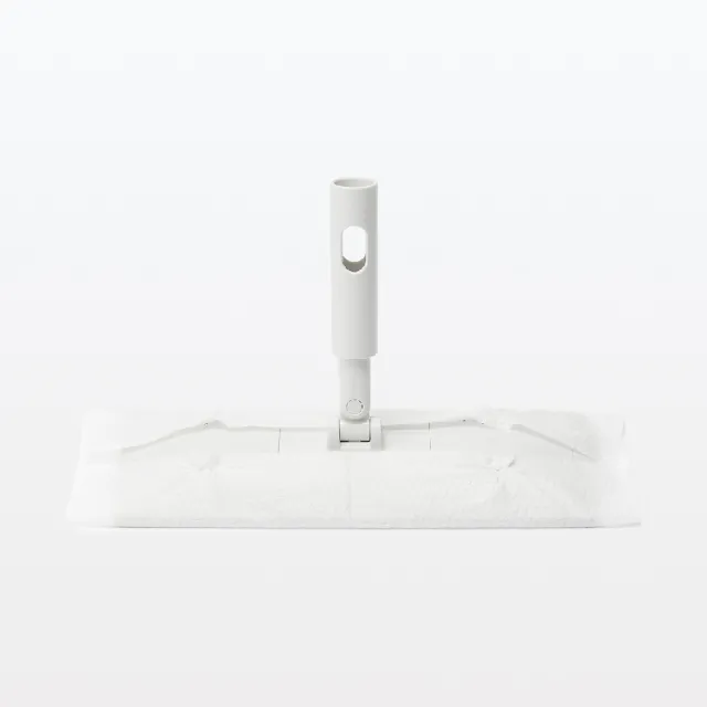【MUJI 無印良品】可替換式掃除系列/地板除塵拖把兼用 約寬25x深10x高16 cm